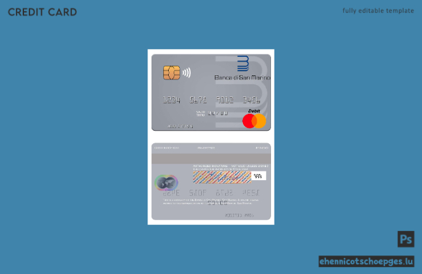 Beispielvorschau der San Marino Bank of San Marino Mastercard